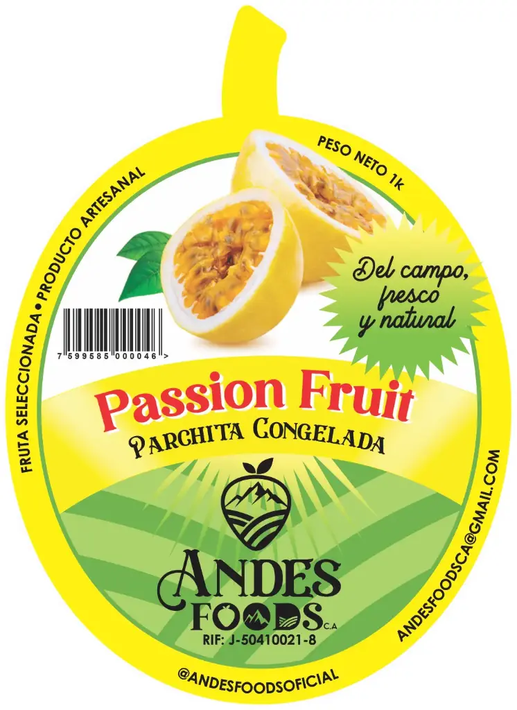 Parchita congelada