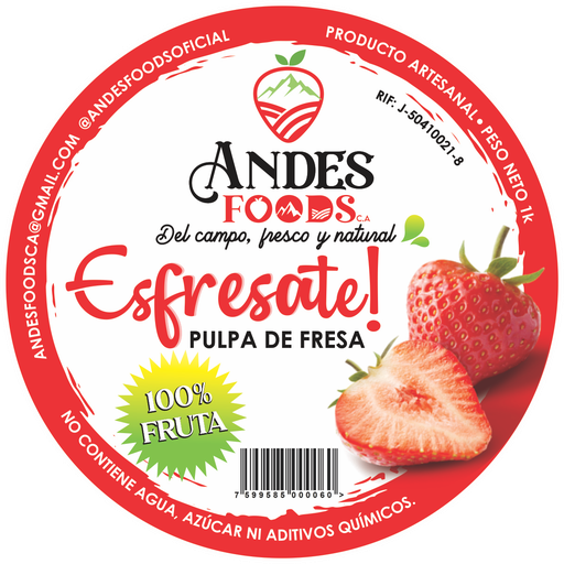 Pulpa de fresa