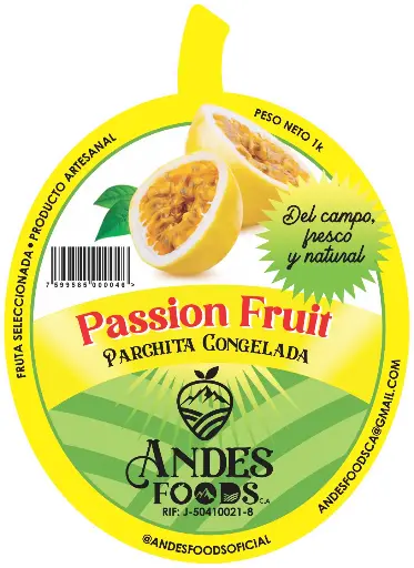 Parchita congelada